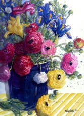 'Iris and Rununculus'